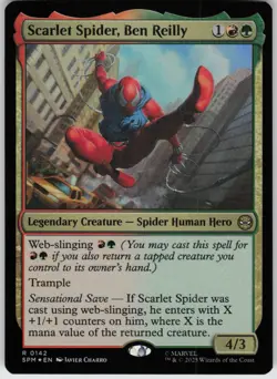 Foil Scarlet Spider, Ben Reilly 142 Marvel's Spider-Man R - Image 1