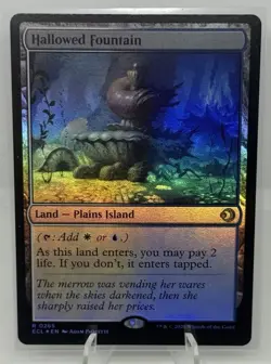 MTG - Hallowed Fountain #0265 - Lorwyn Eclipsed - NM - Foil - Image 1