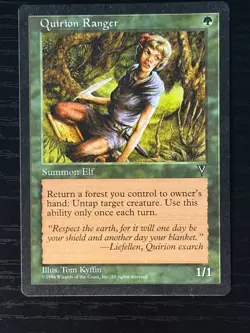 Quirion Ranger Visions MTG Magic the Gathering - Near Mint Vintage - Image 1