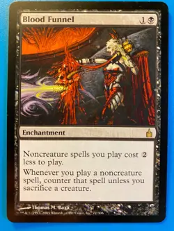 MTG 1x Blood Funnel Ravnica: City of Guilds Modern Magic the Gathering x1 LP - Image 1