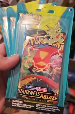 2 Pack Blister Darkness Ablaze Sun and Moon Pokemon - Image 3