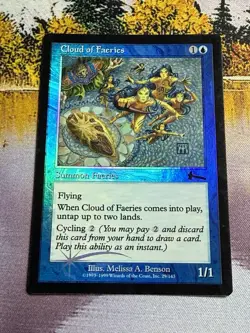 Magic the Gathering MTG Foil Cloud of Faeries Urza's Legacy #29 - Image 2