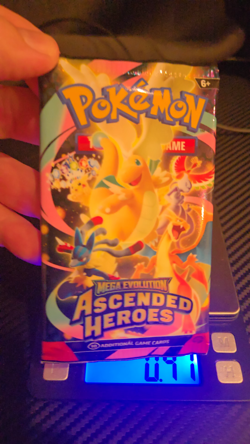 23.38g HEAVY Pokemon Ascended Heroes Booster Pack Sealed - Possible God Pack! - Image 2