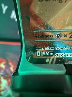 Pokemon Mega Lucario ex Me01: Mega Evolution 077/132 Double Rare Holo 340 HP - Image 4