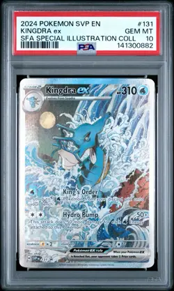2024 POKEMON SVP PROMO SPECIAL ILLUSTRATION COLLECTION #131 KINGDRA EX PSA 10 - Image 2