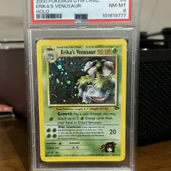 Erika's Venusaur Gym Challenge 2000 Holo Rare Pokemon TCG PSA 8 #4/132 Unlimited - Image 1