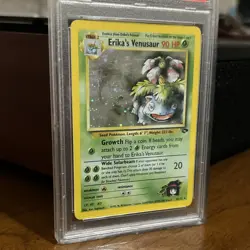 Erika's Venusaur Gym Challenge 2000 Holo Rare Pokemon TCG PSA 8 #4/132 Unlimited - Image 3