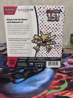 Pokemon Scarlet & Violet 151 Alakazam ex Collection Box - Image 3
