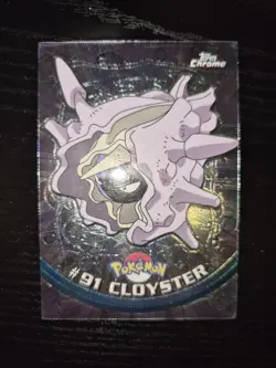 2000 Pokemon Topps Chrome #91 Cloyster 2nd Series TCG WOTC - Image 1