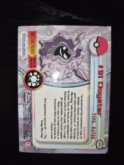 2000 Pokemon Topps Chrome #91 Cloyster 2nd Series TCG WOTC - Image 2