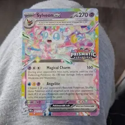 Pokemon Sylveon EX 041/131 Prismatic Evolutions Promo Stage 1 Holo HP270 English - Image 1