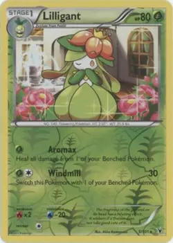 Lightly Played Lilligant - 5/101 - Rare - Reverse Holo Pokemon Noble Victories - Image 1