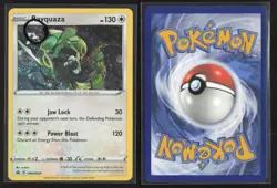 Rayquaza SWSH029 Cosmos Holo Promo Sword & Shield Promo Pokemon Near Mint Swirl - Image 3