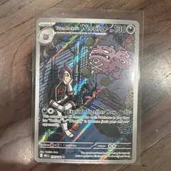 Pokemon TCG Team Rockets Weezing Destined Rivals 199/182 - Image 1