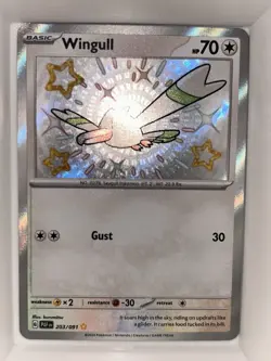 Wingull 203/091 - S&V Paldean Fates Holo Shiny Rare Pokemon TCG - Image 2