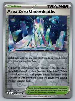 2024 Pokemon Stellar Crown Area Zero Underdepths 131/142 Reverse Holo - Image 1