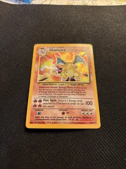 Charizard 4/102 Pokemon 1999 Base Set Unlimited LP/MP - Image 1
