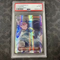WINONA 2015 Pokemon #108/108 PSA 6 Roaring Skies FULL ART - Image 1