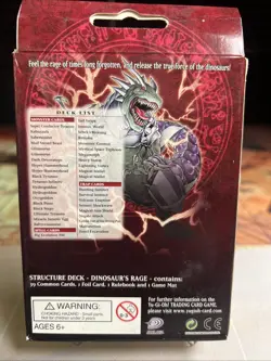 Yu-Gi-Oh! TCG Dinosaur’s Rage Structure Deck 1st Edition New Sealed - Image 2