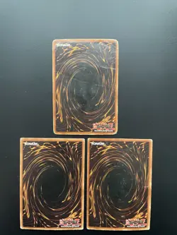 Yugioh Summoned Skull SDY-004 Unlimited Edition Common Damaged X3 - Image 2