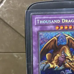 Yu-Gi-Oh! Thousand Dragon Secret Rare Metal Raiders MRD-143 Fusion Holo 2400/20… - Image 3