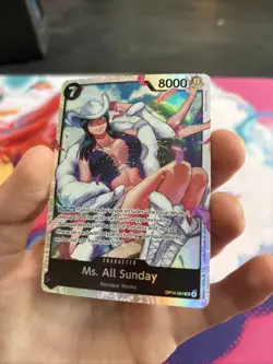 Ms. All Sunday OP14-084 Super Rare NM One Piece TCG English - Image 2