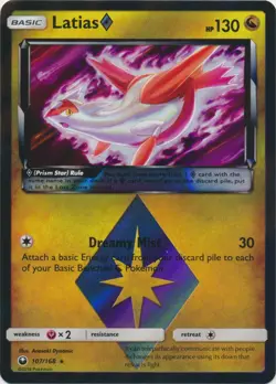 Lightly Played Latias Prism - 107/168 - Holo Rare Pokemon Celestial Storm - Image 1