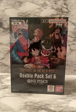 One Piece Double Pack Set Volume 6 Sealed Display Emperors in the New World OP09 - Image 1