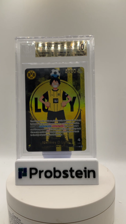 2025 ONE PIECE PROMOS BVB X ONE PIECE MATCH DAY 2025 #003 MONKEY D. LUFFY BGS 10 - Image 2