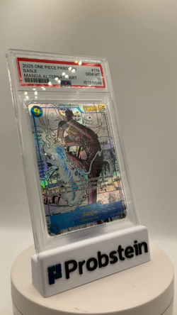 2025 One Piece PRB02 EN Manga Alternate Art #119 Sanji PSA 10 GEM MINT - Image 2