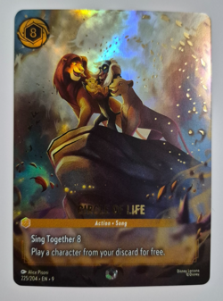 Disney Lorcana Fabled Enchanted Circle of Life The Lion King English Rare - Image 2