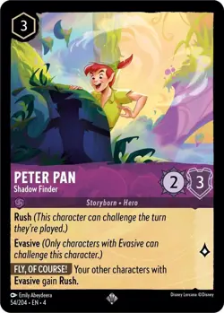 Disney Lorcana TCG - Ursula's Return - Peter Pan - Shadow Finder - 54/204 - Image 1