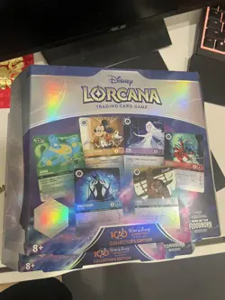 Lorcana TCG Rise of the Floodborn Disney 100 Collectors Edition Gift Set - Image 1