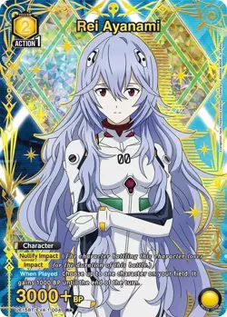 Rei Ayanami Alternate Art Foil - UE15BT/EVA-1-004 NM - Union Arena - Image 1