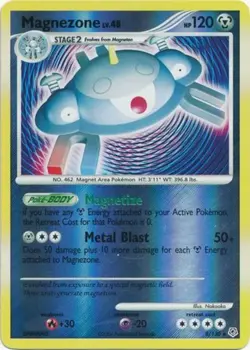 Lightly Played Magnezone - 8/130 - Holo Rare - Reverse Holo Pokemon Diamond & Pe - Image 1