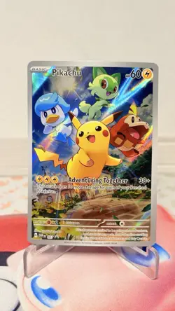 Pikachu Promo Holofoil SV: Scarlet & Violet Promo Cards SVP027 NM - Image 1