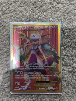 Pokemon Mewtwo EX Full Art Holo Secret Rare Card Breakthrough 164/162 170 HP 30x - Image 1