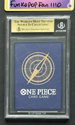 BGS 10 Pristine Lucky.Roux OP09-015 TR A Fist Of Divine Speed One Piece Card - Image 2