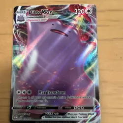 Pokemon Ditto VMAX Ultra Rare Holo Shining Fates Card 051/072 320 HP TPC - Image 1