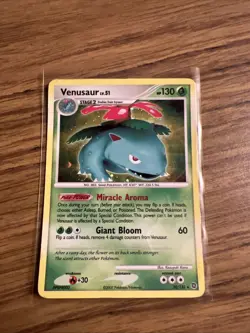 Pokemon Venusaur 20/132 Holo Platinum Base 2007 LP Vintage Rare Card - Image 1