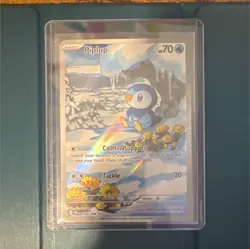 Pokemon Piplup 098/094 Holo Card English Basic Water 2023 TCG - Image 1