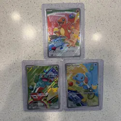 Pokemon First Partner Illustration Collection Series 1 Promos Set 3 Cards Kanto - Image 1