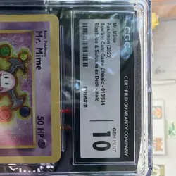 Pokemon Mr. Mime 013/034 Trading Card Game Classic Holo CGC 10 Gem Mint 2023 - Image 2
