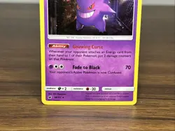 Gengar 38/111 Sun & Moon Crimson Invasion | Holo Rare Pokemon Card - Image 4