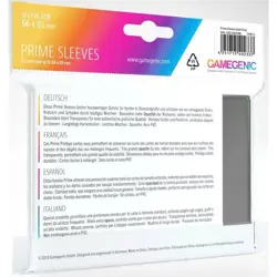 Gamegenic Gray Matte Prime Card Sleeves Standard Size 100ct 66x91mm - Image 2