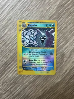 Cloyster Reverse Holo Expedition 8/165 Pokemon Card 2002 e-Reader WOTC - Image 3