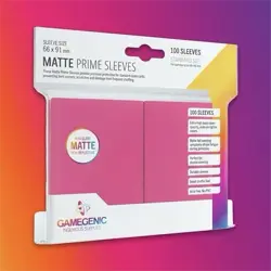 Gamegenic Pink Matte Premium Card Sleeves Standard Size 100ct 66x91mm - Image 1