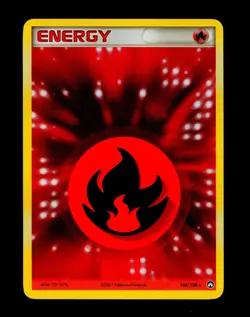 2006 Pokemon FIRE ENERGY Ex Power Keepers Set REVERSE HOLO Foil Card 104/108 - Image 2