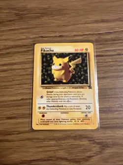 Pokemon Pikachu Promo #25 WOTC Black Star Vintage 1999 NM Clean Card - Image 1