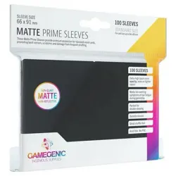 Gamegenic Black Matte Premium Card Sleeves Standard Size 100ct 66x91mm - Image 3